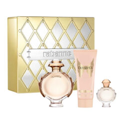 Olympea Metal Estuche 3 Piezas Dama EDP 80ml + Body Lotion 100ml + Miniatura 6ml